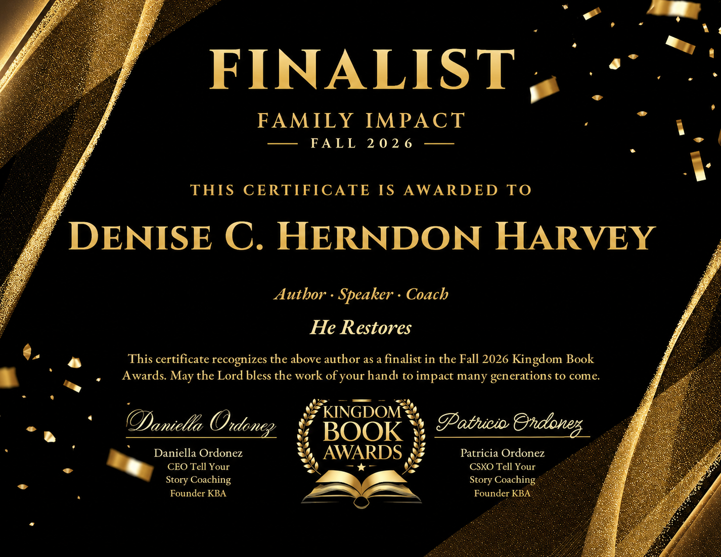 Award Winning Book
